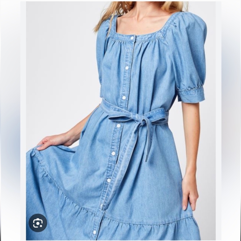 Levi's Light Blue Midi Dress - Picture 2 of 15